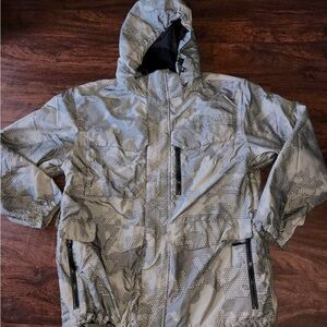 USED TRIPLE NICKEL 555 MEN'S SKI SNOWBOARD JACKET GREEN SIZE LARGE